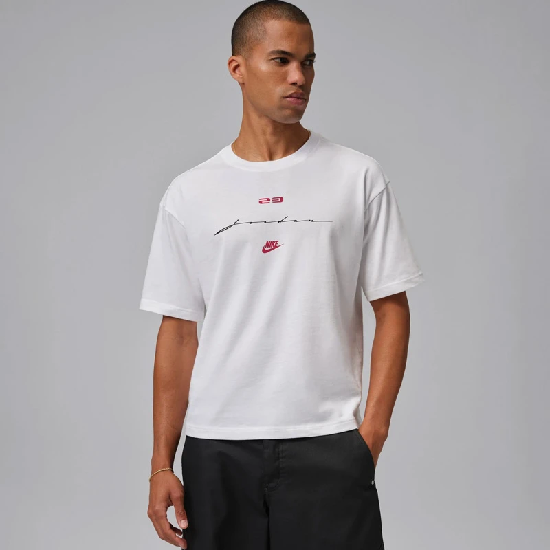 Мъжка Тениска Nike M J FLT SCRIPT BOXY SS CREW - IF3014-100